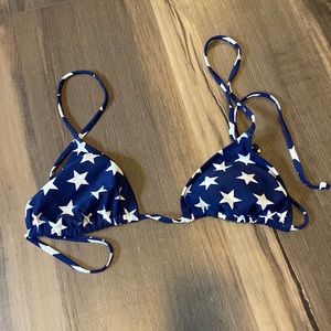 Stars string bikini top